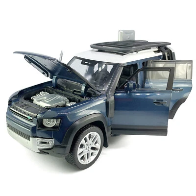 1/18 Land Rover Defender 110 Model Car Diecast Toy Vehicle for Collection Blue  - Image 1 of 4