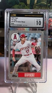 Shohei Ohtani 2022 Topps Update 1987 35th Anniversary Black #/299 Angels csg 10 - Bild 1 von 4