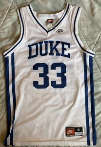 Vintage 90s Grant Hill Duke Blue Devils 33 Nike Jersey - Small - Picture 1 of 4