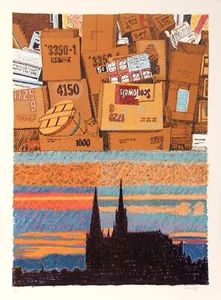 Howard Kanovitz, The Ground Above Us, Lithograph, Signed and Numbered in Pencil - Picture 1 of 4