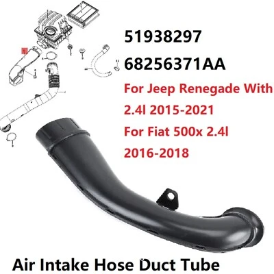 For Jeep Renegade/for Fiat 500X Air Duct 68256371AA - Direct Fit 2.4L 2015-2021 - Image 1 of 4
