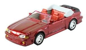 NewRay '89 Ford Mustang GT 5.0 Convertible in Red Diecast - All American City