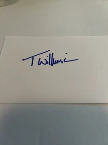 Tyler Williamson Signed 3x5 index Card - Picture 1 of 1