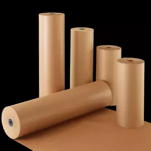 KRAFT PAPER ROLLS BROWN WRAPPING PACKAGING POSTAL PAPER MULTI-LISTING - Picture 1 of 4