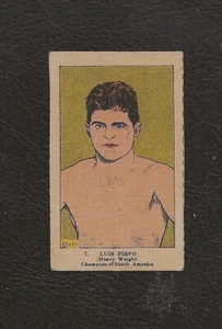 1923 W515-1 Boxing Strip Trading Card #7 Luis Firpo, Very Rare! - Picture 1 of 2