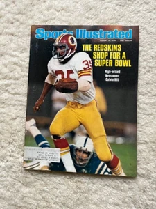 Sports Illustrated Calvin Hill Washington Redskins 1976 Bernie Fuchs Illust - Picture 1 of 5