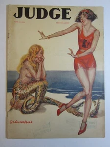 Judge Magazine May 15, 1926 VG/FN Sidney Delevante Mermaid Cover! Selten! - Bild 1 von 4