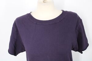 Complex Geometries S Purple Short Sleeve French Terry Sweatshirt Shift Dress