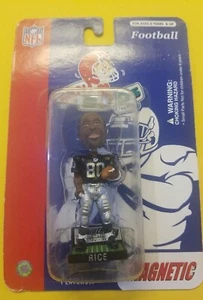 Jerry Rice Raiders Magnetic Mini Bobs bobblehead 3" - Picture 1 of 4