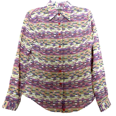Blusa camisa deportiva Missoni vintage para mujer talla 42 multicolor Foto 1 de 4