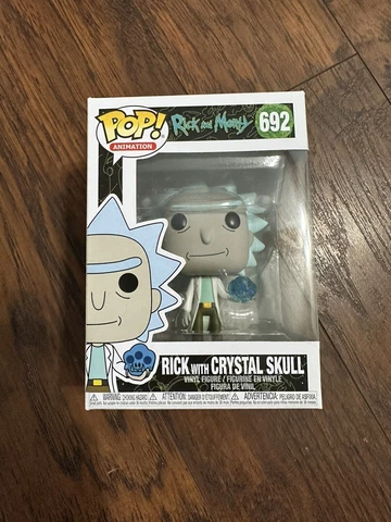 Funko Pop Animation Rick and Morty 692 Rick with Crystal Skull Cover