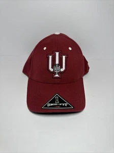 Indiana Hoosiers Men's Top of the World Crimson Reflex Logo Flex Hat - Picture 1 of 5