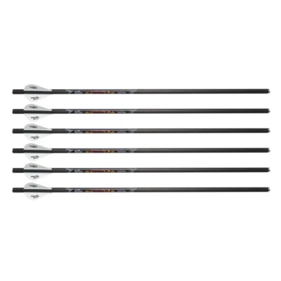 EXCALIBUR Diablo 18" Durable Carbon 250 Grain Crossbow Arrows - 6/12/18/24 Pack