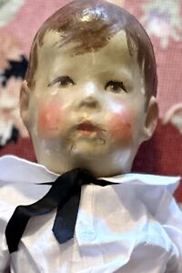 Antique 16” Wide Hipped German Doll 1 Kathe Kruse Doll In Original Paint C1910