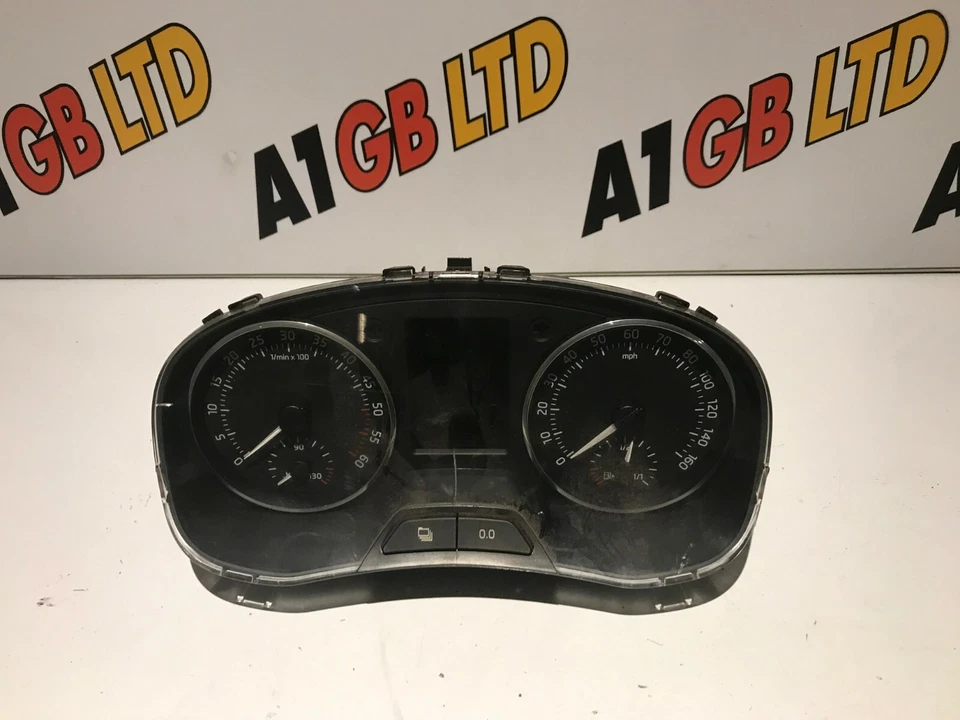 GENUINO 11-16 SKODA RAPID 1.6 CAYC CUADRO DE INSTRUMENTOS RELOJ SPEEDO 5JA920940C Foto 1 de 3