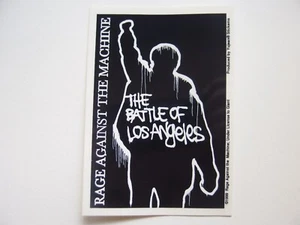 Vintage Rage Against The Machine Battle of Los Angeles Sticker 1999 5⅛ x 3⅝" - Picture 1 of 3