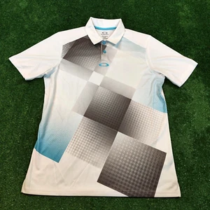 Oakley Jersey Polo Shirt Mens Small Collared Sports Athletic Colorblock Hydrolix - Picture 1 of 13