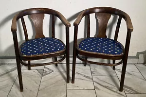 Ein Set 2 Thonet Armlehnestuhl BAUHAUS Armchair Jugendstil Wiener - Bild 1 von 12