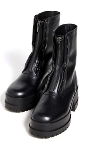 Precio de venta sugerido por el fabricante $795 Clergerie Botas leñosas negras talla 9 EE. UU. - Imagen 1 de 8