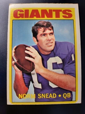 1972 Topps Norm Snead Football Card #118 - Image 1 of 2