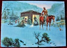 WILD WEST - The Art of Mort Kunstler - Card #23 - FIRST CHRISTMAS -  1996