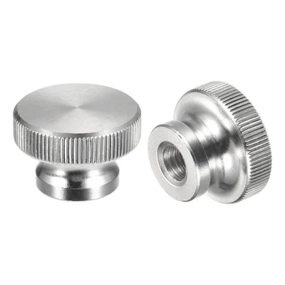 Rändelmuttern 2Stk. M10xD30mm x H20mm 304 Edelstahl Rändelmutter mit Manschette - Bild 1 von 4