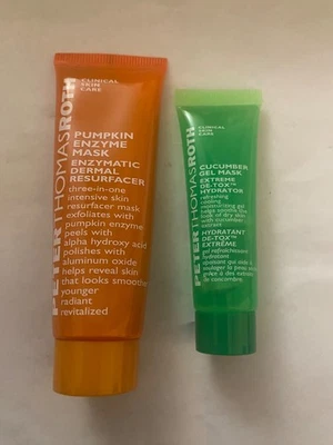 Luxury Lot of Peter Thomas Roth Masks Pumpkin and Cucumber Gel NEW! - Image 1 of 2