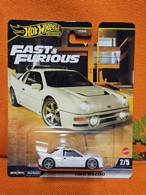 # 1/64 HOT WHEELS PREMIUM - FORD RS200 serie FAST AND FURIOUS # - Immagine 1 di 2