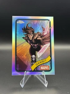 2025 Topps Chrome Marvel #105 Gambito Silver Refractor  - Imagen 1 de 2