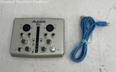 Alesis io2 Express 2 Channel USB Recording Interface Guitar Mic Stereo - Tested - Image 1 of 4