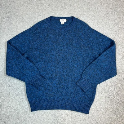 Vintage Gap Shetland Wool Sweater Mens SMALL Blue Knit Sweatshirt Scot G2U - Image 1 of 4