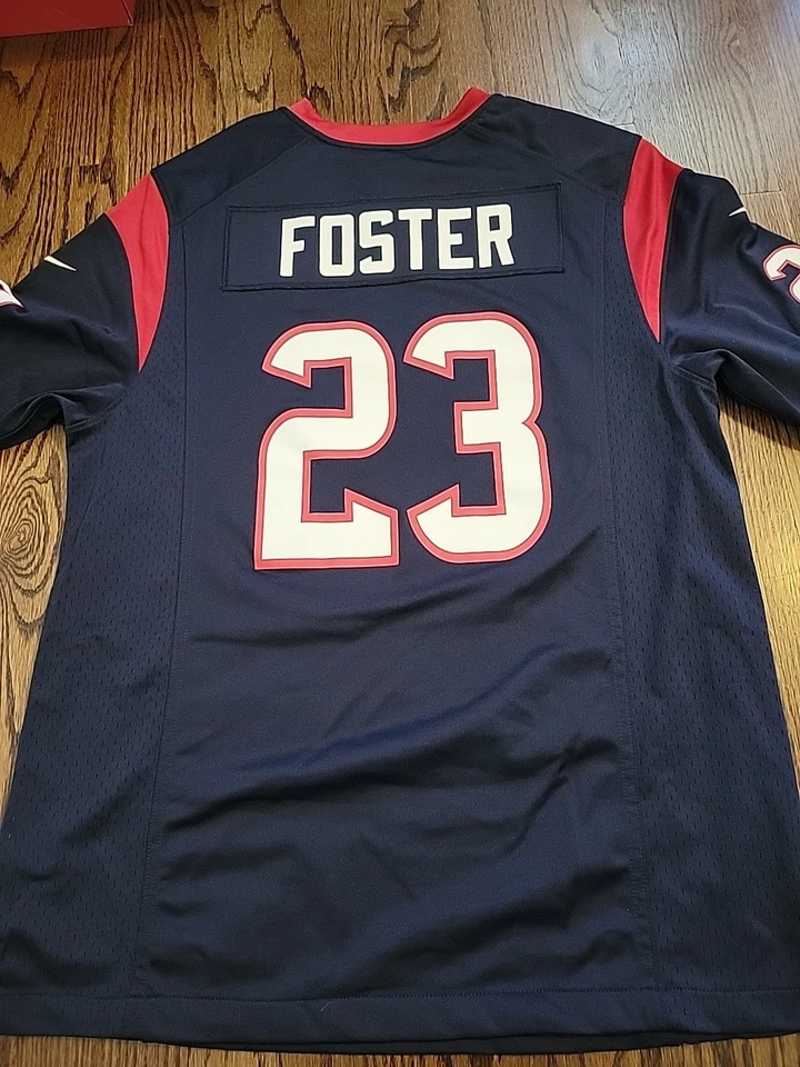 Camiseta de fútbol americano Nike Adrian Foster Houston Texans NFL para hombre talla mediana Foto 1 de 4