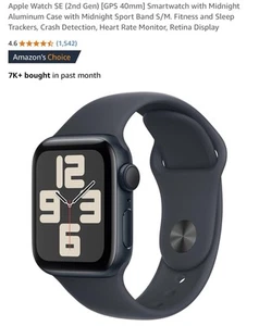 Apple Watch SE 40mm - Photo 1 sur 14