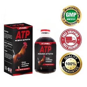 ATP FOR ROOSTER | SUPLEMENTO PARA GALLOS, POLLOS VITAMINAS EXP 2027 - Imagen 1 de 4