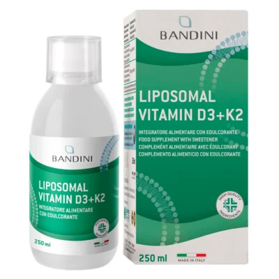 Bandini® Vitamina D3 K2 Liposomiale 250ml Integratore per il Sistema Immunitario - Immagine 1 di 4