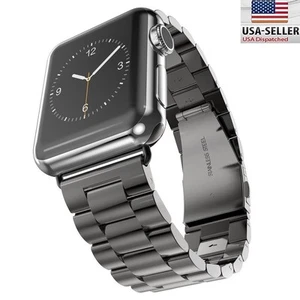 For Apple Watch Series 4 3 2 1 Band 38mm 40mm Stainless Steel Replacement Strap - Picture 1 of 7