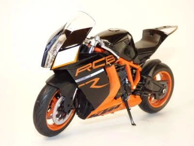Moto KTM 1190 RC8R noir & orange 1/10 - Immagine 1 di 4