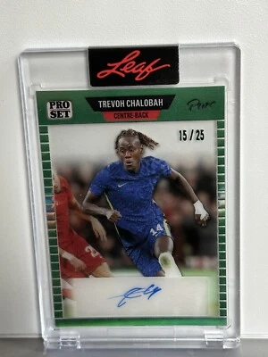 2023 Leaf Pro Set Pure Trevoh Chalobah Auto Green 15/25 #89-TC1 - Image 1 of 2