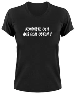¿Eres Del Este? Camiseta Para Dama Ostalgia Ossie DDR Divertida Funshirt Este - Imagen 1 de 1