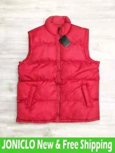 Puffer Jacket Sleeveless Men's Zip Up By Knockout Red - Picture 1 of 6