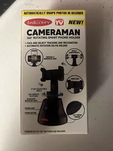 Robot de seguimiento facial automático giratorio 360° soporte para teléfono inteligente tiro selfie - Imagen 1 de 1