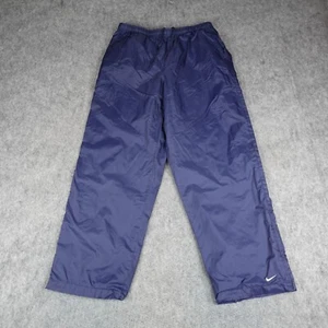 Vintage Nike Hose Herren 2XL XXL Blau Windbreaker Track Baggy Warm Up Swoosh Y2K - Bild 1 von 18