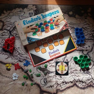 1969 Finders Keepers Gioco da Tavolo di Milton Bradley Memory Vintage Classico - Foto 1 di 10