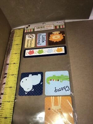 DCWV-JOLEE-RARO-NIÑOS SAFARI-NIÑOS-LAMINADO-DIMENSIONAL-DIFÍCIL DE ENCONTRAR 7 PIEZAS 2009 Foto 1 de 2