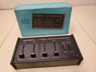 REALISTIC 4-CHANNEL STEREO MIC MIXER 32-1105 VINTAGE 80s RADIO SHACK  See VIDEO