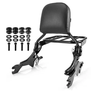 HoldFast Sissy Bar Upright for FXFB FXFBS Detachable Passenger Backrest w/Spo... - Picture 1 of 9