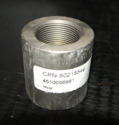 6,000 psi Coupling Pipe Fitting -0LQ A/S A105 B16 6M 1-1/4" 1.25" NPT (1$ ship) - Image 1 of 4