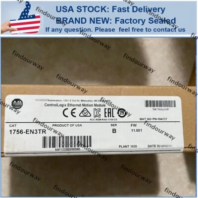 New NEW PLC 1756-EN3TR /B ControlLogix 2 Port EtherNet Bridge 1756 EN3TR - Image 1 of 4