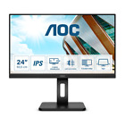 AOC 24" 24P2QM Height Adjustable Monitor 1920X1080 FHD @75HZ IPS 250CD/M2