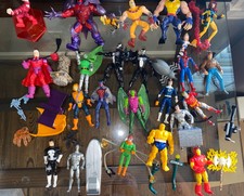 21 Marvel ToyBiz Action Figures - X-men Onslaught Spider-Man Silver Surfer Lot